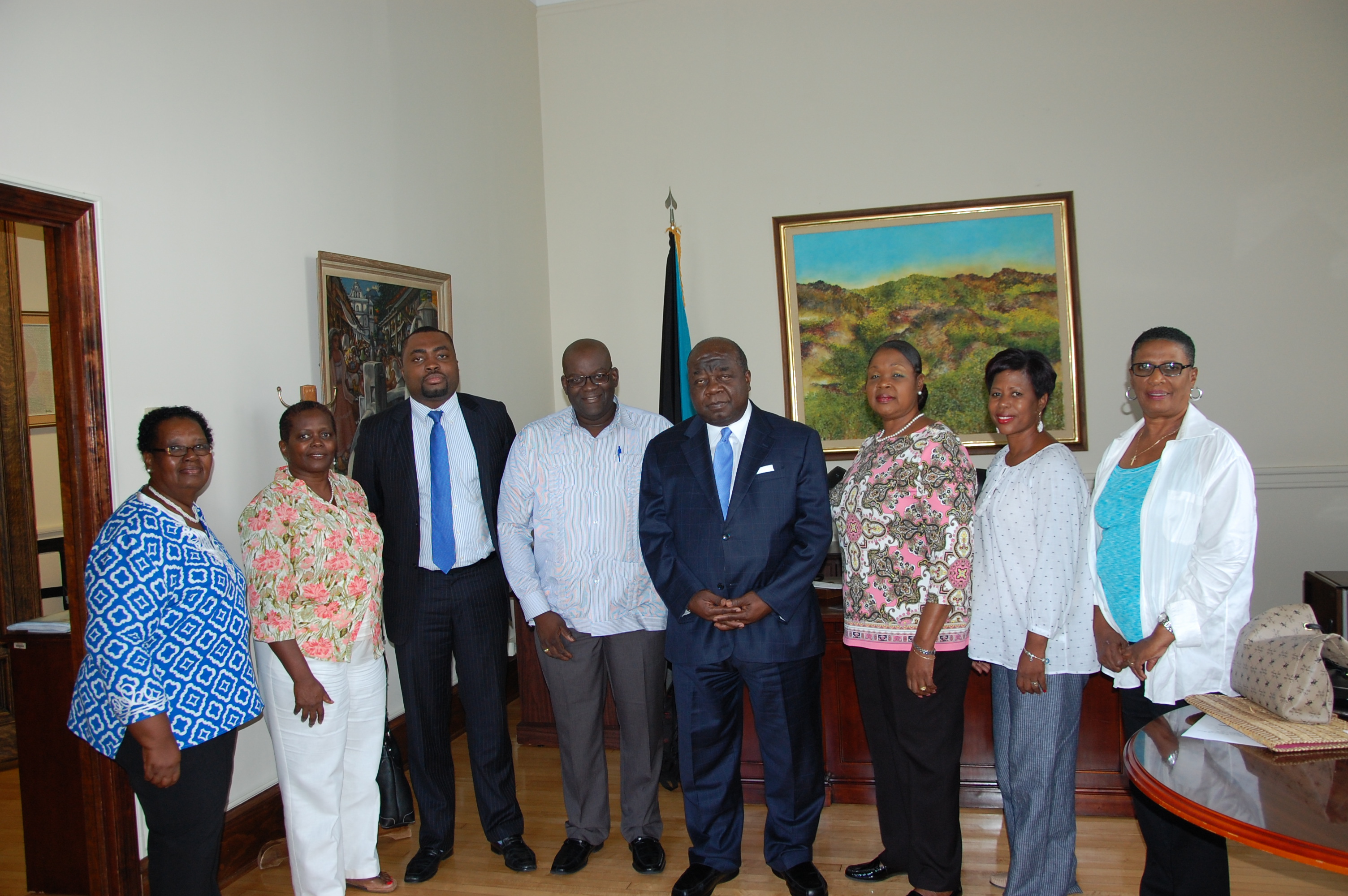 MINISTRY OF EDUCATION, SCIENCE AND TECHNOLOGY DELEGATION PAY COURTESY