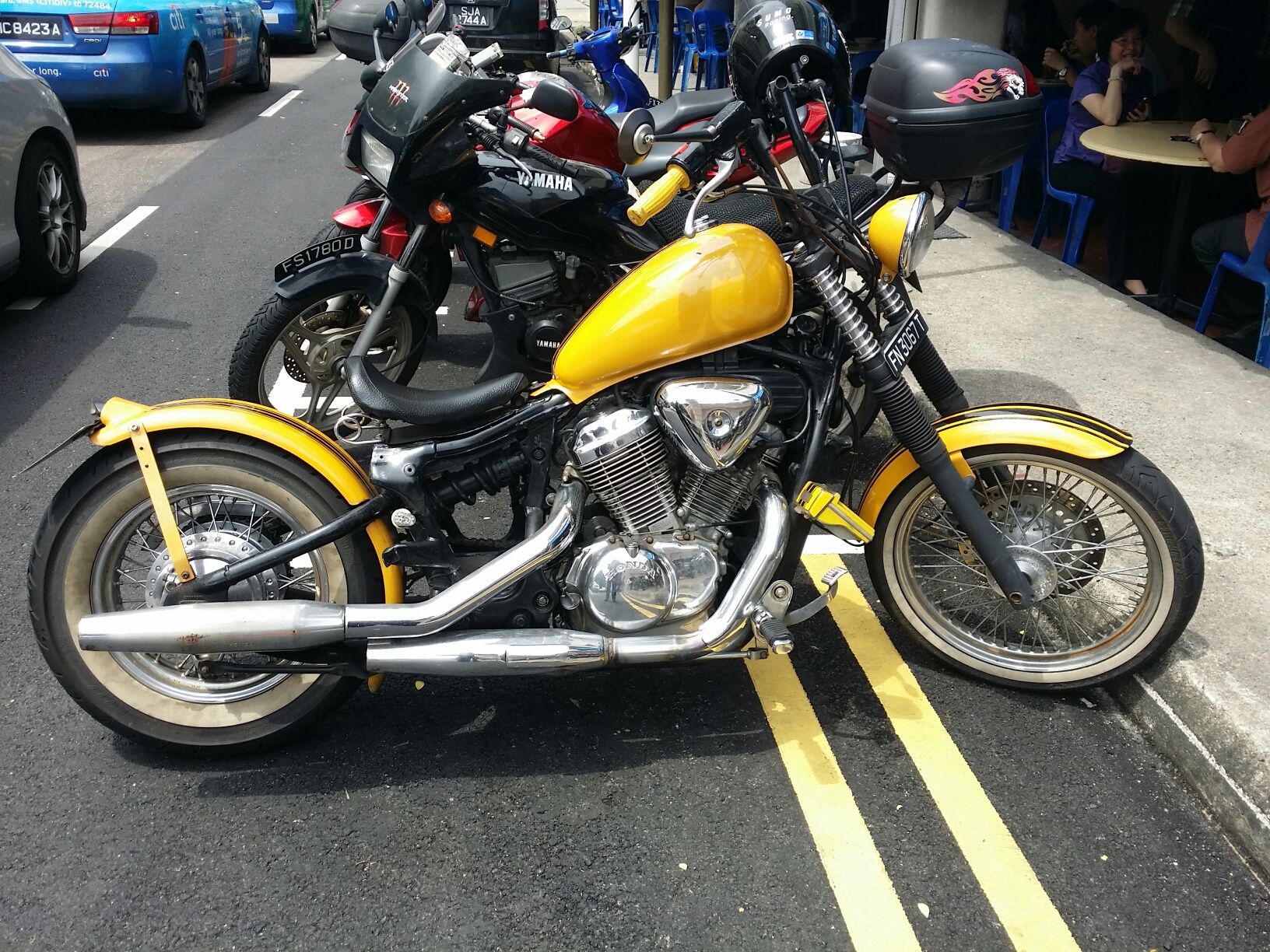 Honda 250cc Chopper Singapore Mofachopper Mobilität