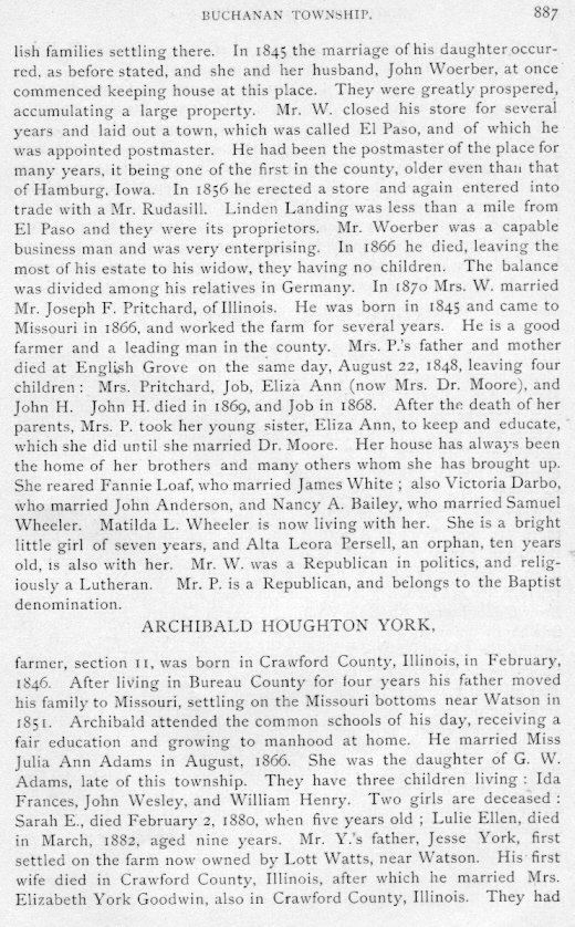 Atchison County, Missouri 1882 History page 887