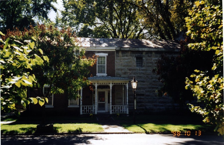 The old Cooper County jail, Sheriff's residence and hanging barn at 614