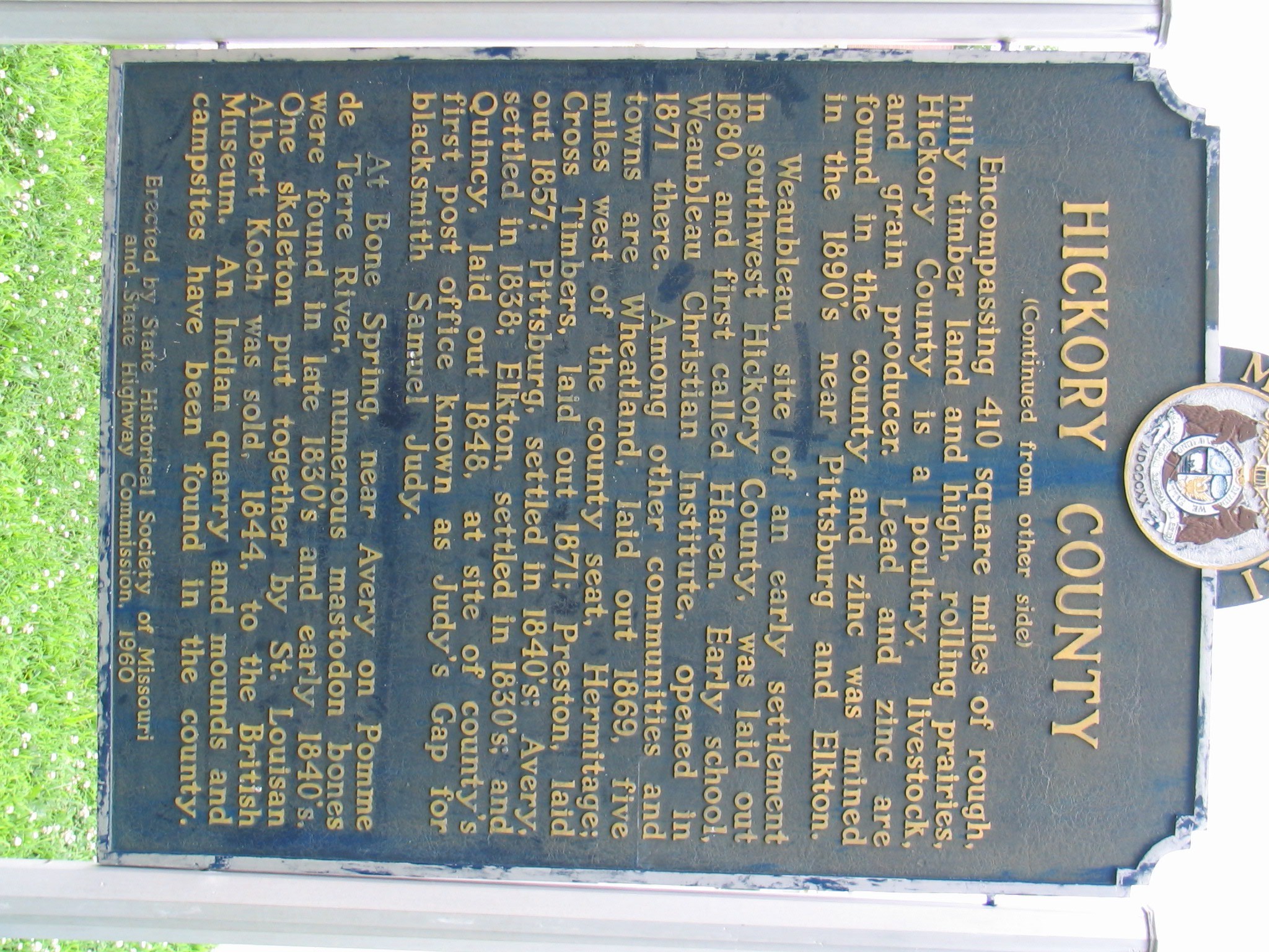 hermitage hickory co. missouri