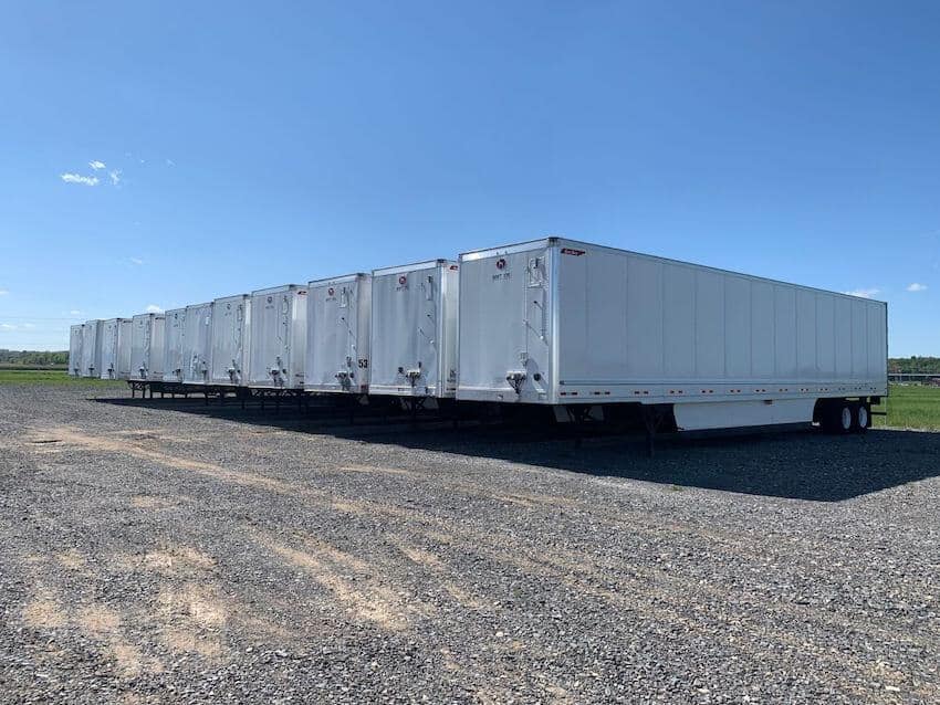 dry van trailer rental rates Blake Casteel