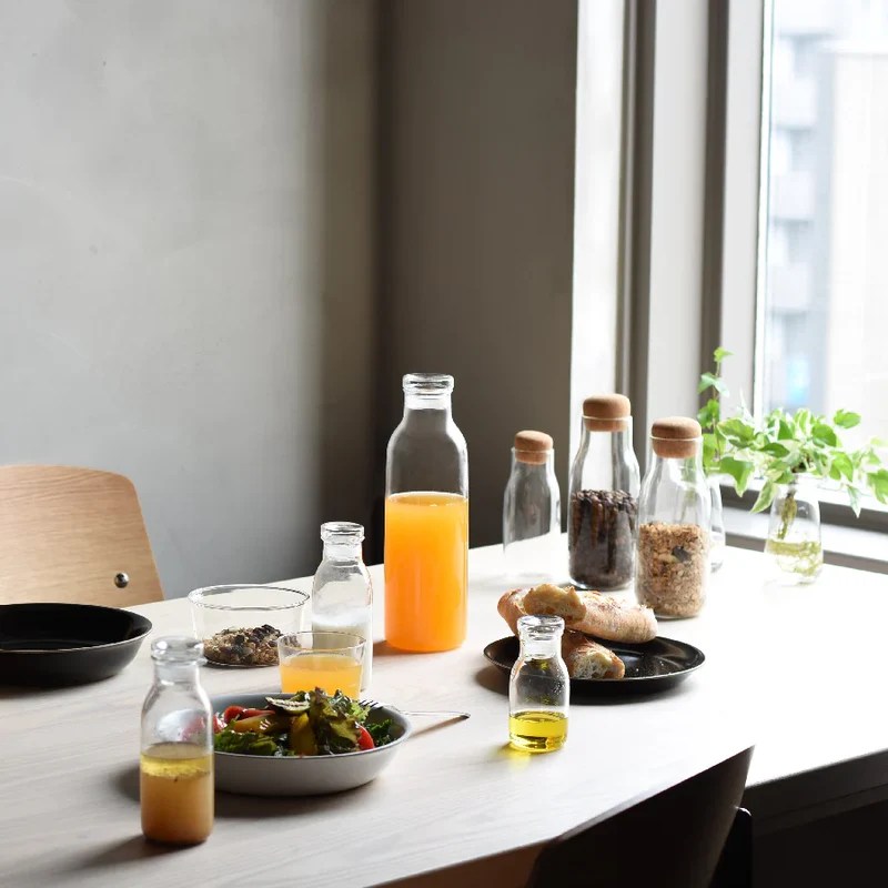 Kinto BOTTLIT Dressing Bottle Elegant Glass Storage for Dressings