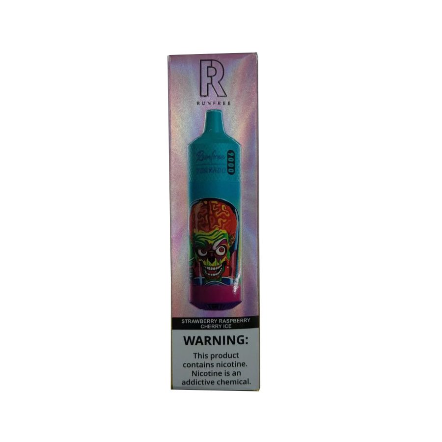 Runfree Strawberry Rasberry Cherry Ice Vape 9000 Puffs Native Smokes