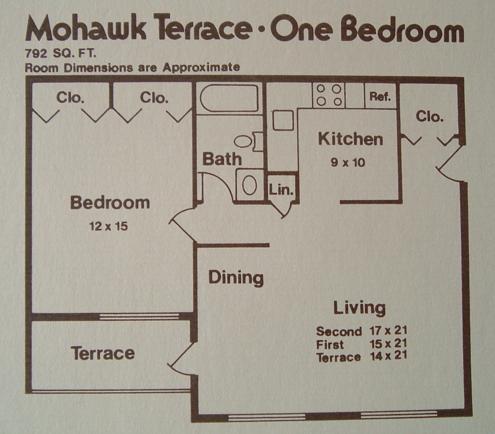 Floor Plans Mohawk Terrace Apartments