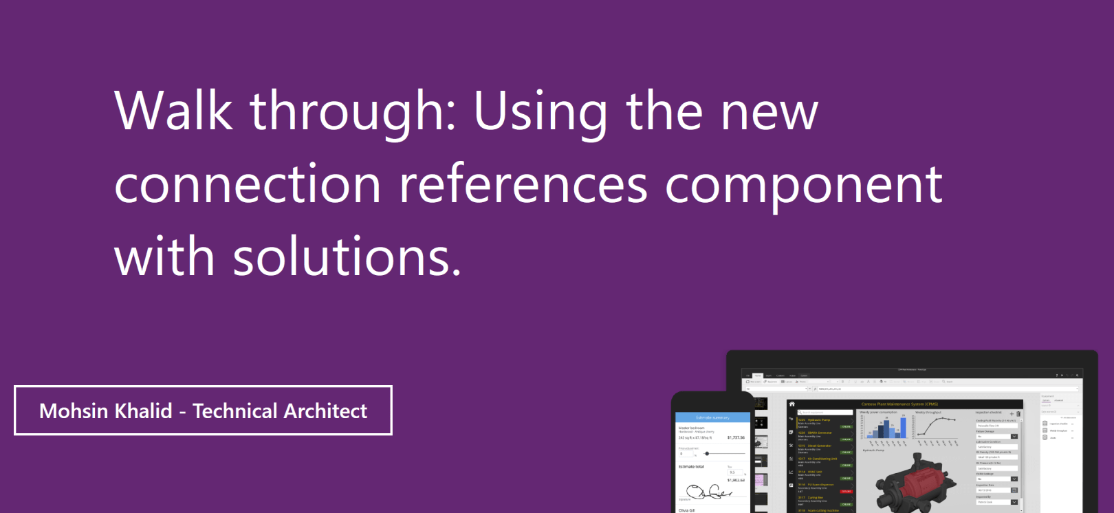 Walk through New connection reference component in solution import