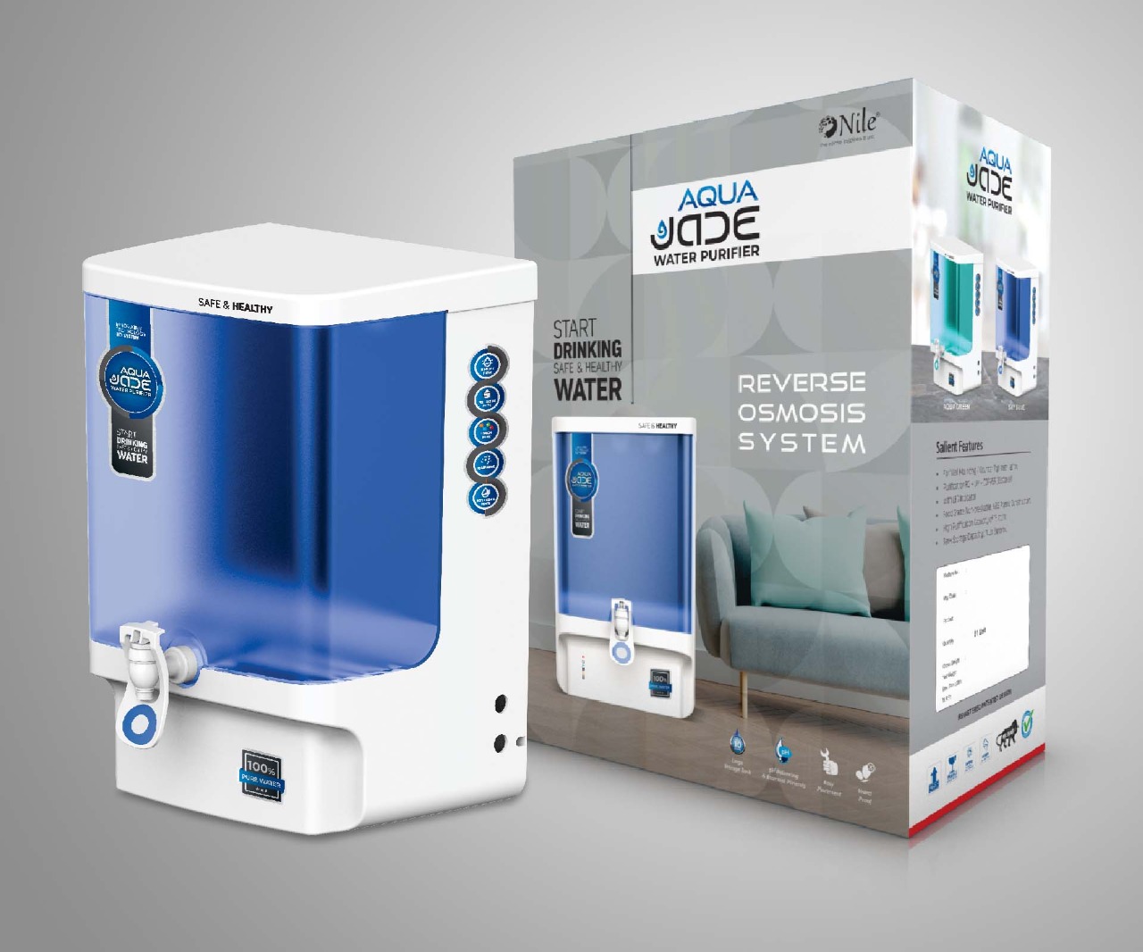 Aqua Zade RO Water Purifier Moiley