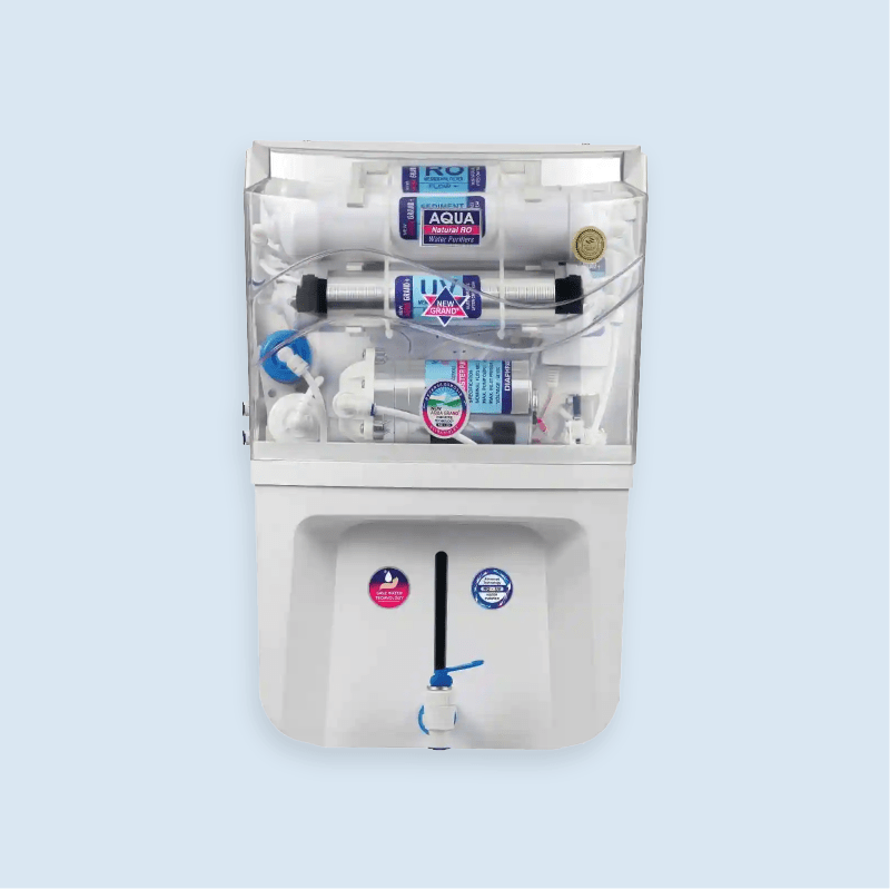 New Aqua Grand Plus 12 Liter UV + UF + Alkaline Water Purifier Moiley