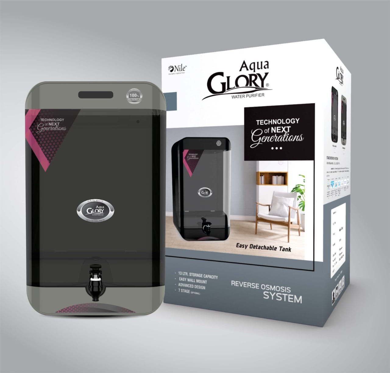 Aqua Glory RO Water Purifier Moiley