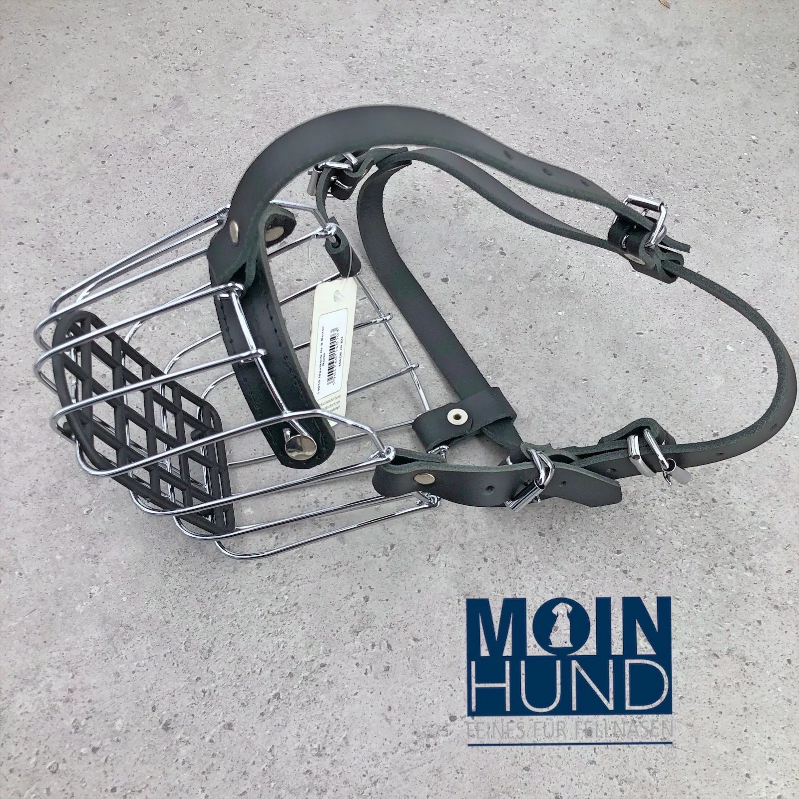 Drahtmaulkorb für Boxer Rüde Moin Hund