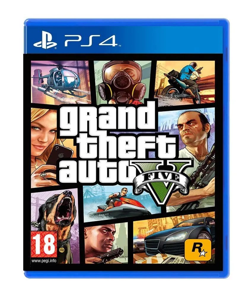 PS4 Game GTA V Mojitech