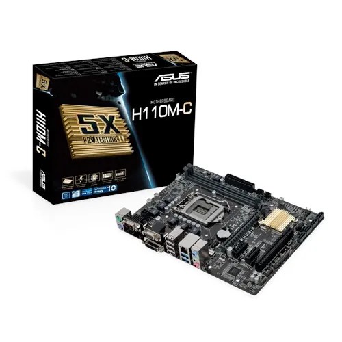 MotherBoard Asus H110M-C LGA LGA1151 3 Years Warranty - Mojitech