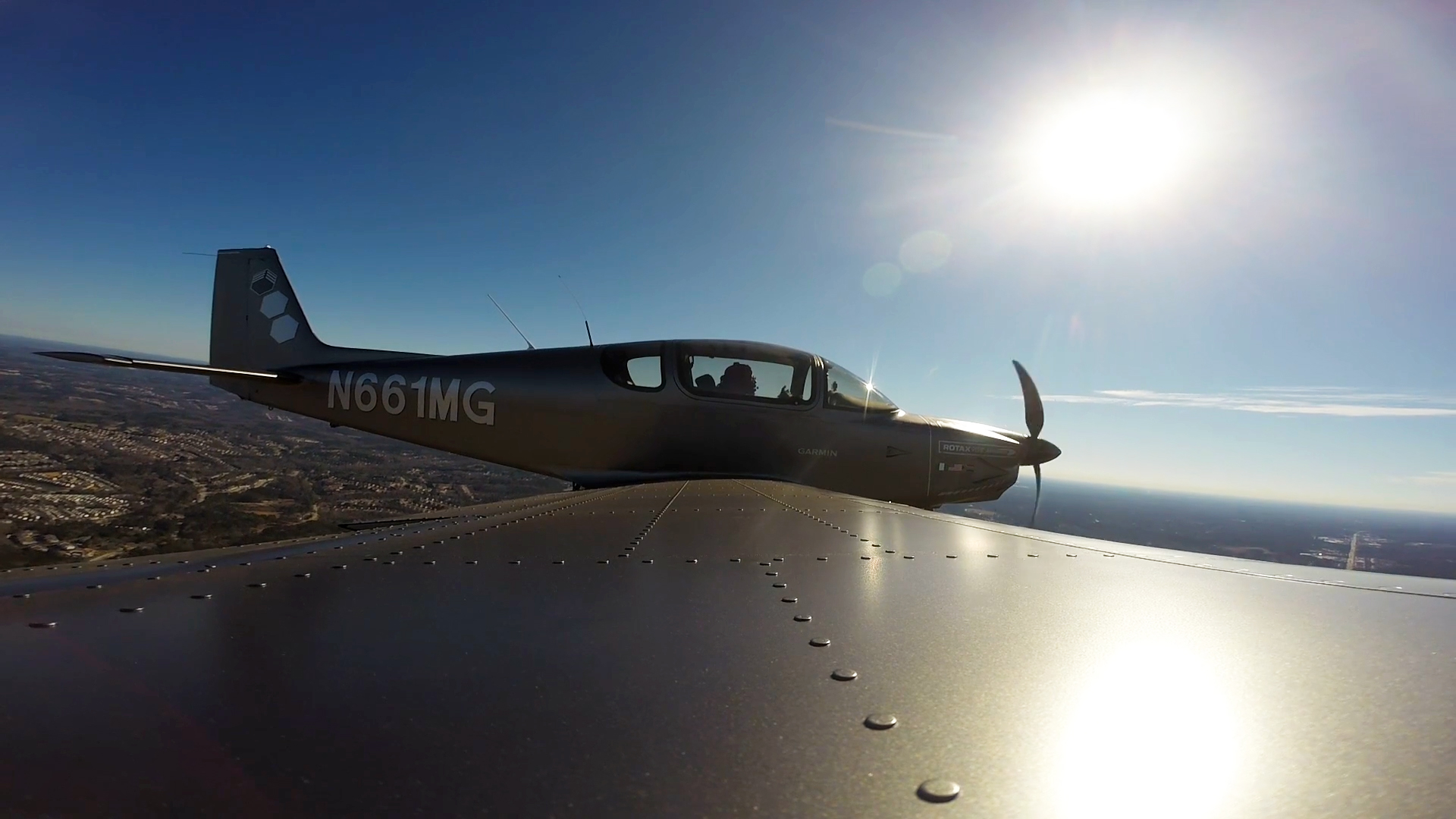 Mojosling VFR Practice Flight Over Atlanta MojoGrip