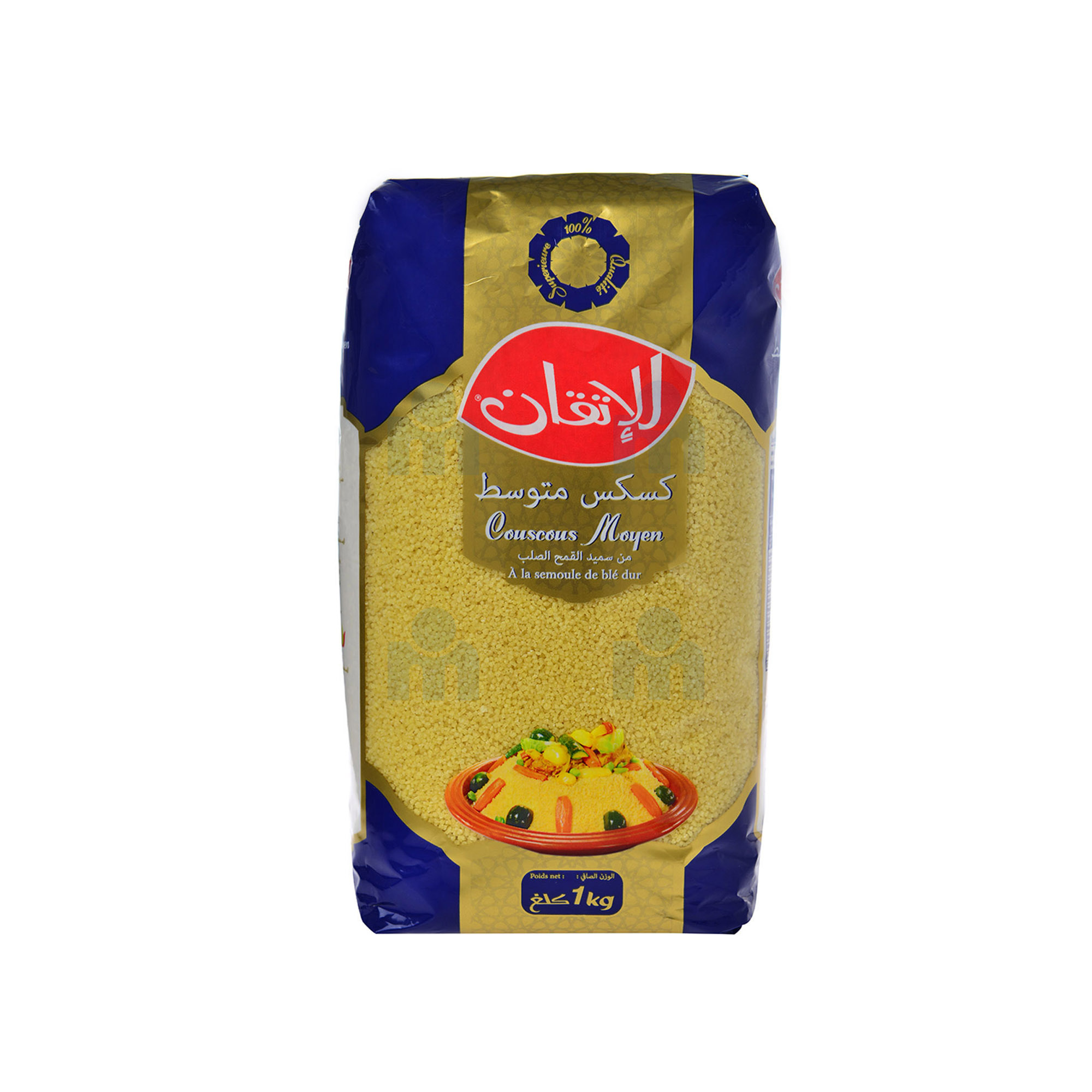 COUSCOUS MOYEN AL ITKANE 1 KG Mojood