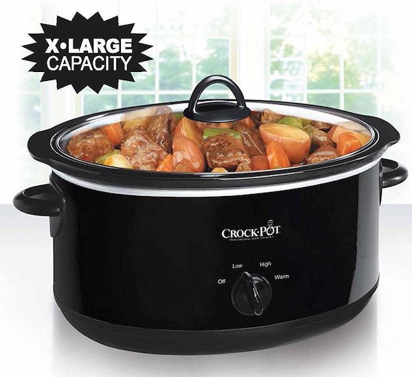 Amazon 8Quart Crockpot Oval Manual Slow Cooker Only 27.99