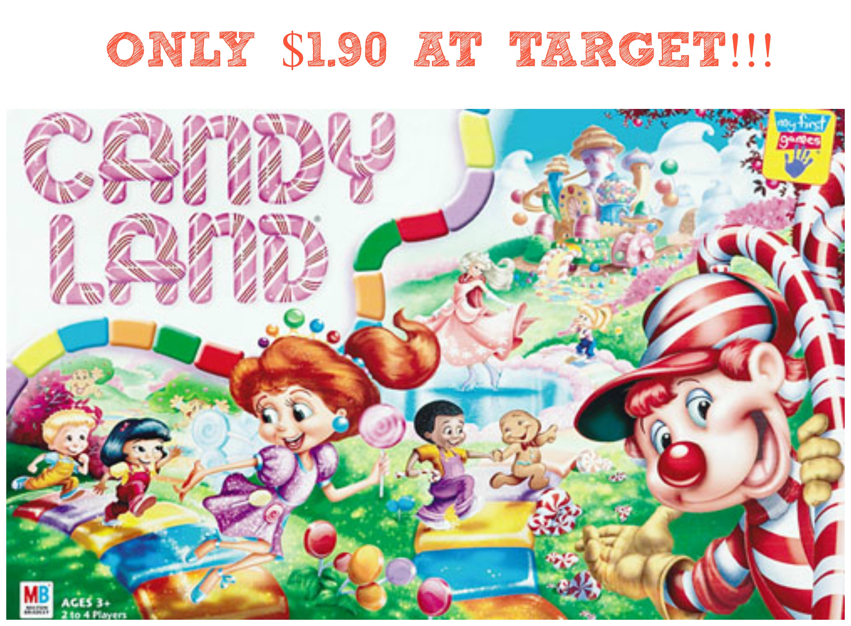 HOT! Candy Land Game Only 1.90 at Target!