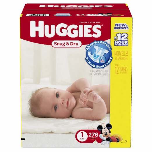 Amazon Moms! Get Huggies Diapers Only 0.08 Each After 3.00 Off Coupon