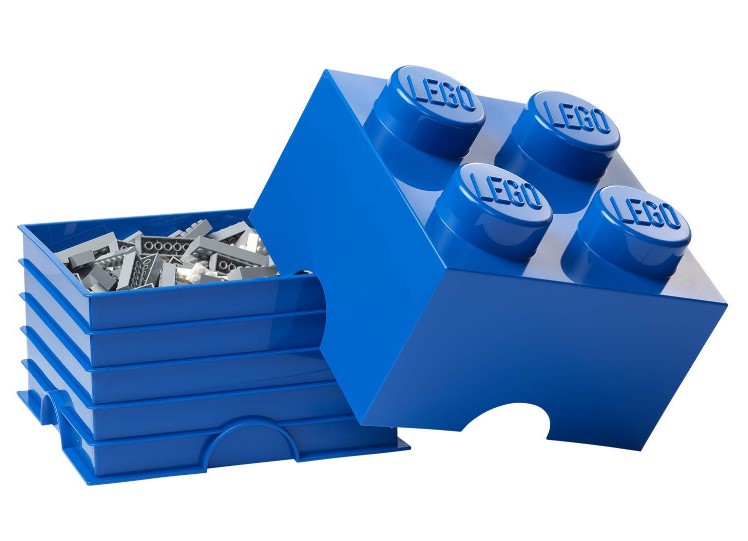 4 Knobs LEGO Storage Box Brick 14.39 (REG 61.17)