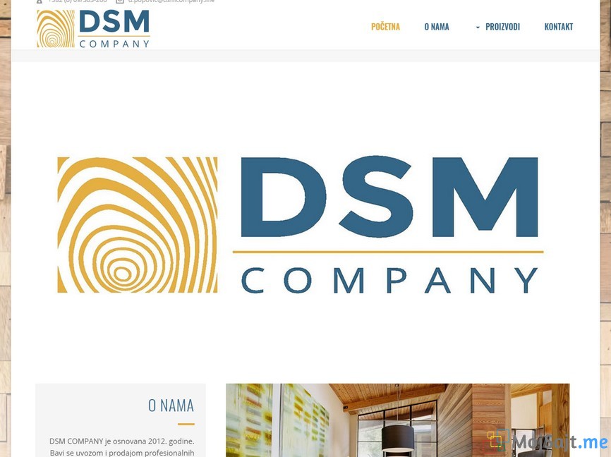 mojsajt.me Portfolio DSM Company!