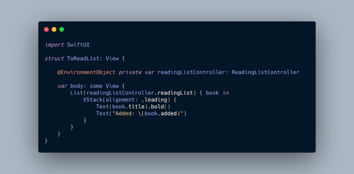 Dependency Injection in SwiftUI mokacoding