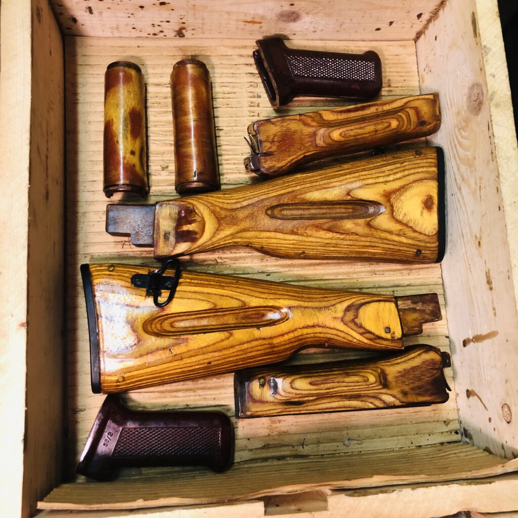Russian AK74 Wood Stock Set (Excellent/NOS) Moka's Raifus