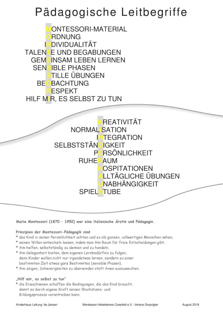 Leitbegriffe & Grundprinzipien