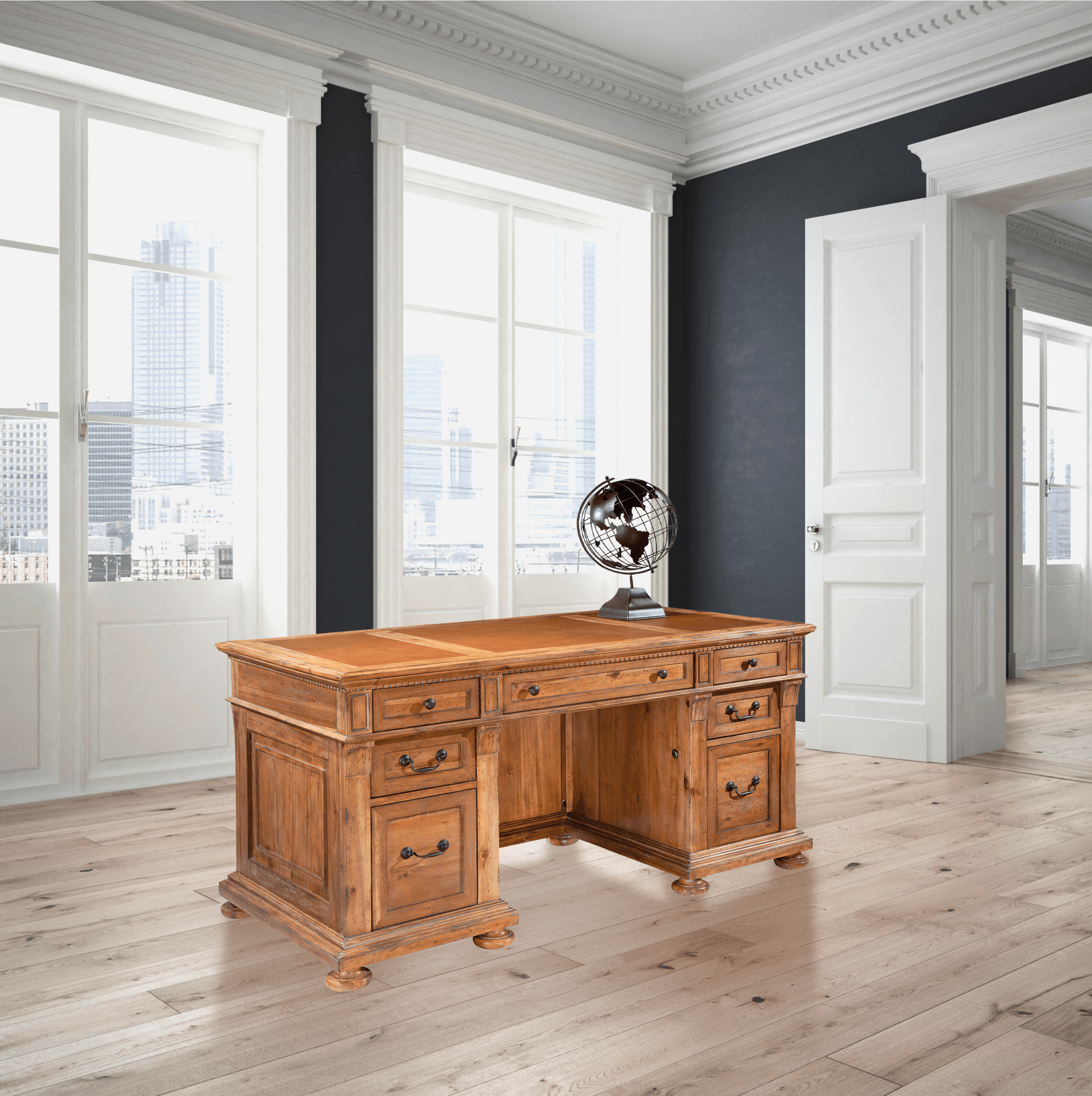 Hekman 79310 Wellington Junior Executive Desk