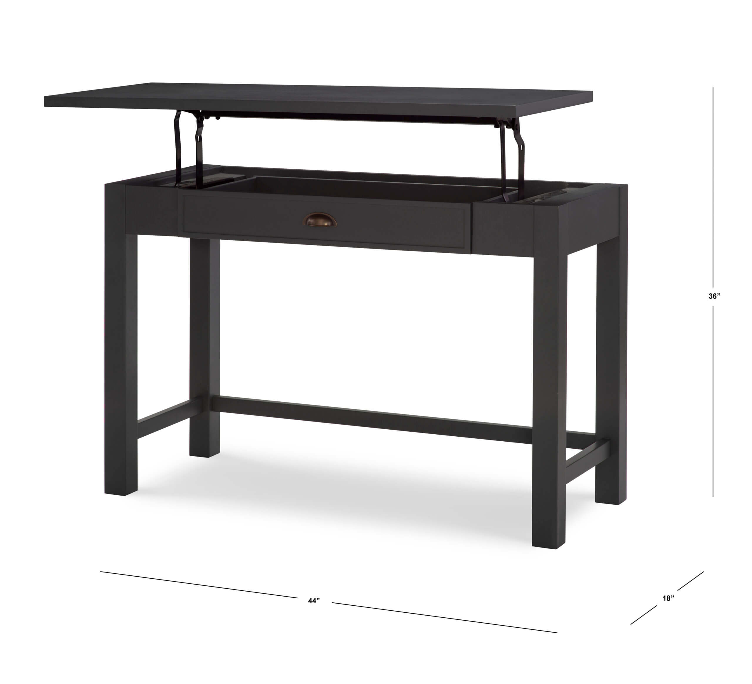 LEGACY SABLE GRAY LIFTTOP WRITING DESK 2453514
