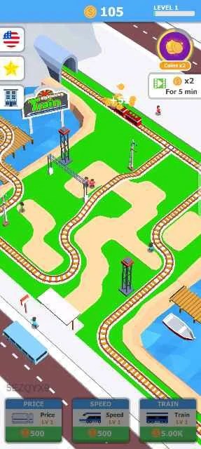 Idle Sightseeing Train Apk Game Of Train Transport 1 0 8 Download