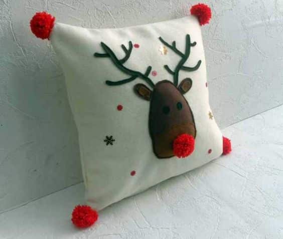 15+ Ideas Cojines Navideños
