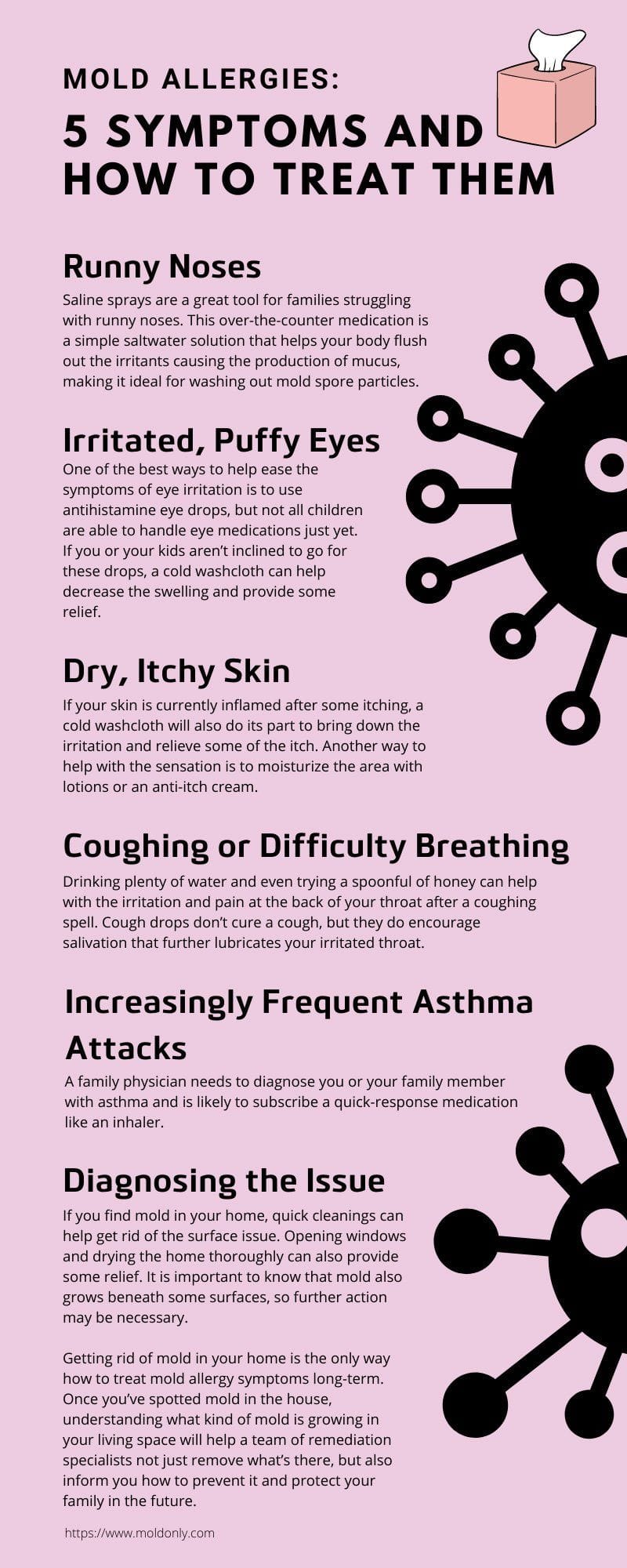 Mold Allergies 5 Symptoms and How to Treat Them Mold Only