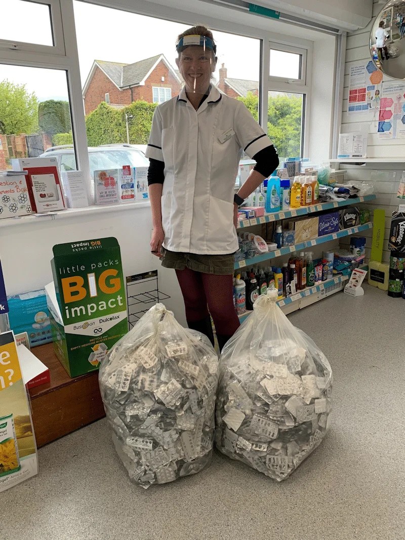 RECYCLING BLISTER PACKS ⁄ Mold Plastic Reduction