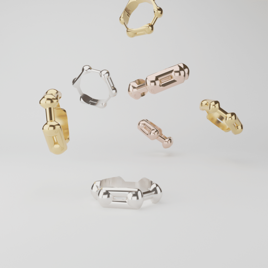 Benzene Ring Molecule Ring 3D MOLECULE STORE