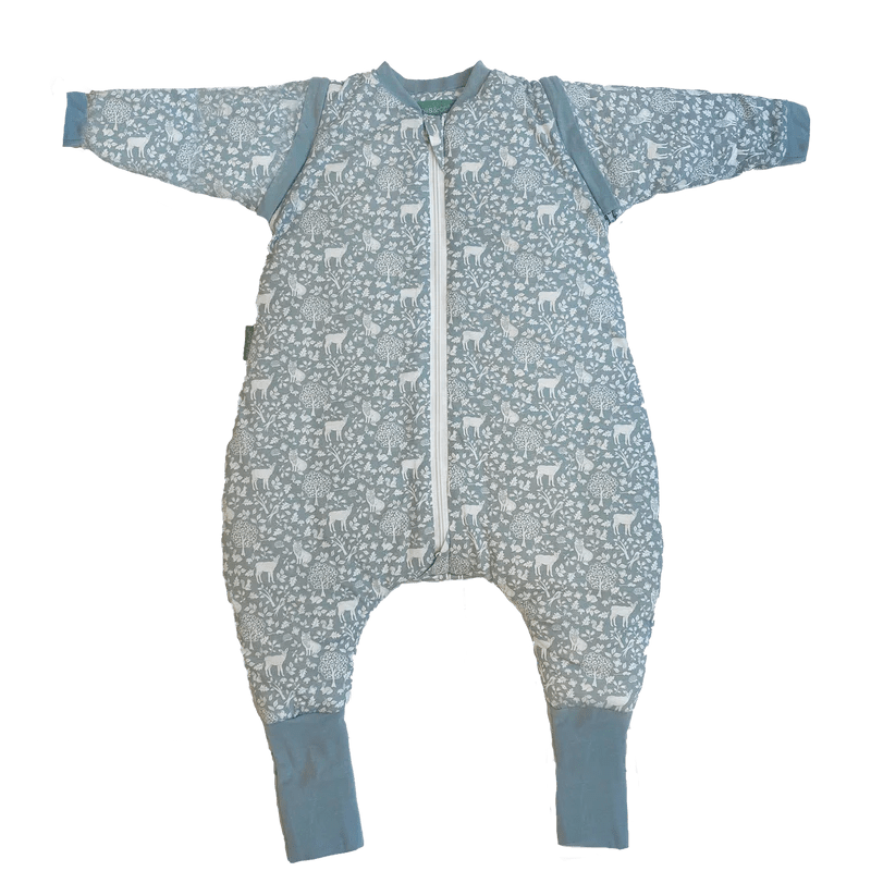 Sleeping bag with feet for baby ideal for winter.Woodland TOG 2.5 molisandco