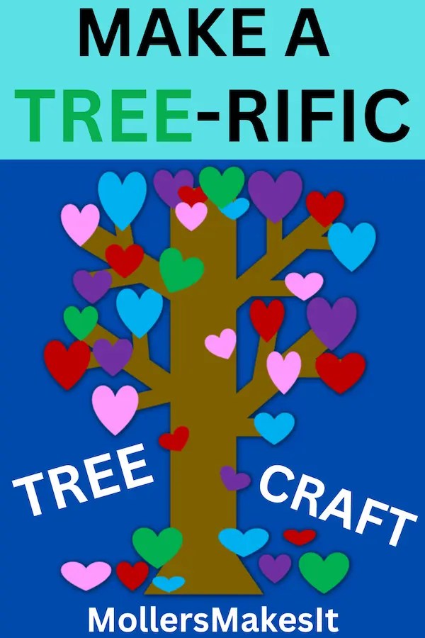 Heart Tree Paper Craft Instructions For KidsMollers Makes It