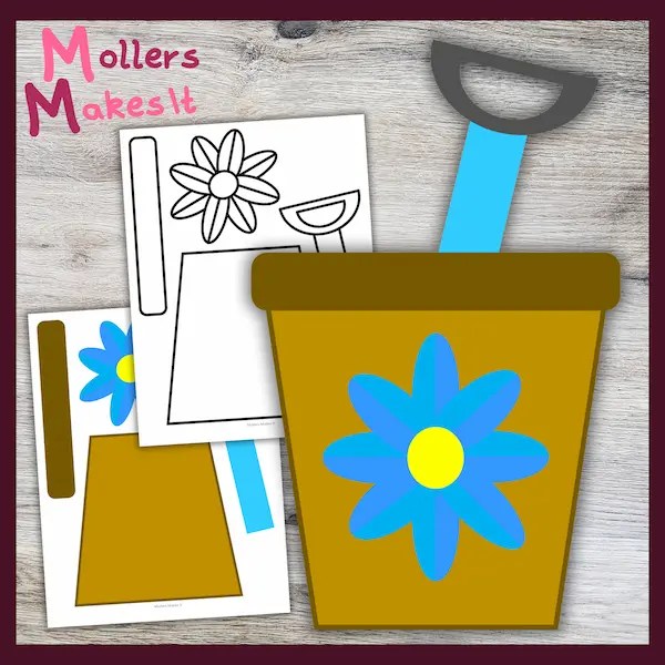 Fun Flower Pot Craft Template Mollers Makes It Fun Flower Pot Craft Template Mollers Makes It