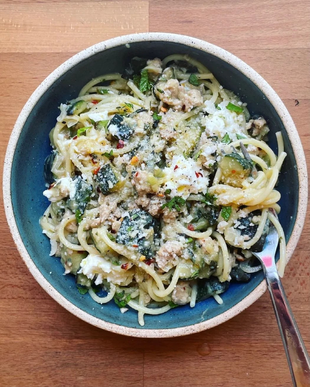 Summer Ragu with Zucchini, Ricotta and Mint Molly Baz