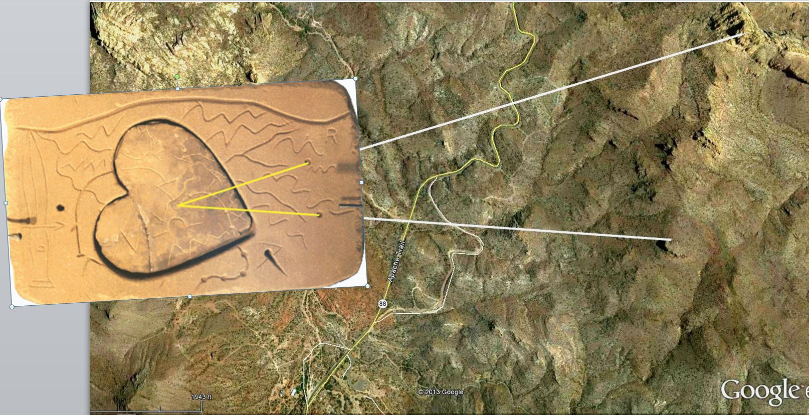 The Peralta Stone Maps The Molly Marie Prospect