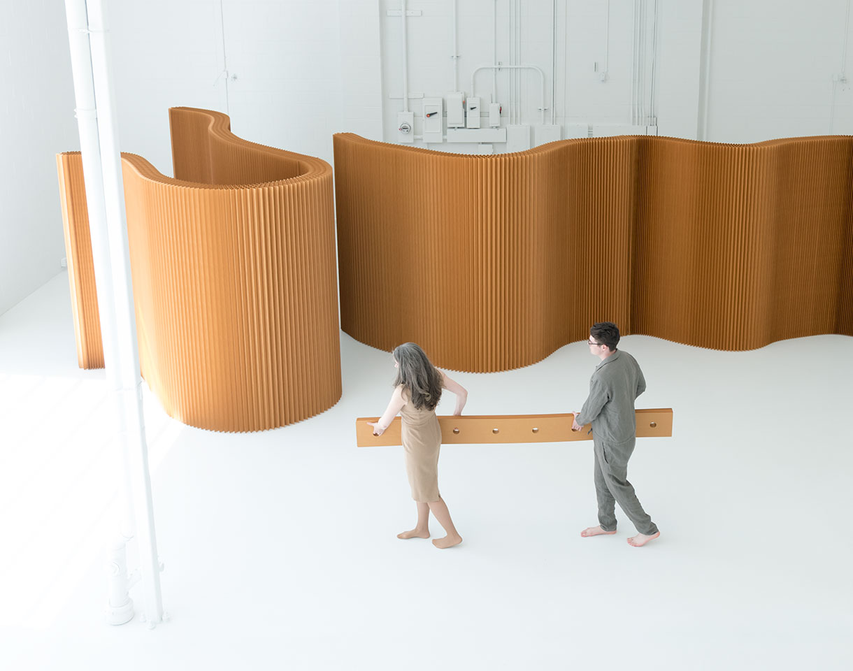 paper softwall folding wall partition portable folding room divider