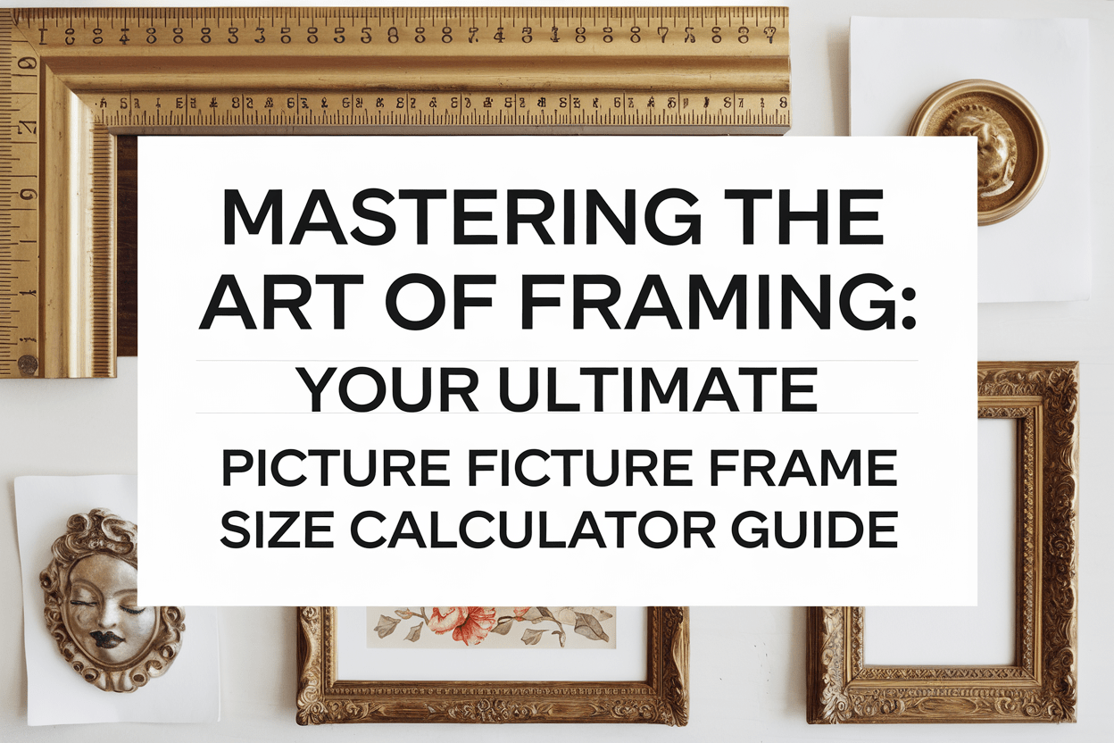 Picture Frame Calculator MoMAA Affordable Art Gallery & Lifestyle
