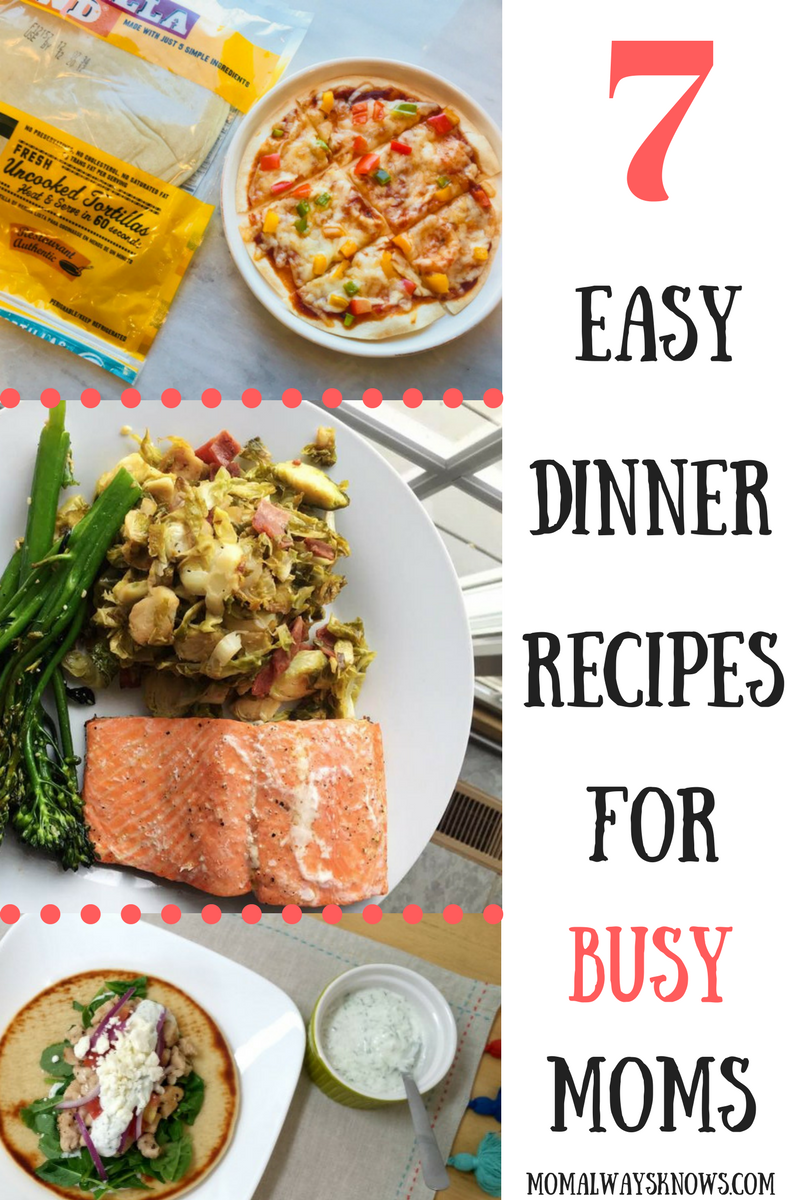Quick Dinner Recipes ~ 15 Minute Meals for Busy Days