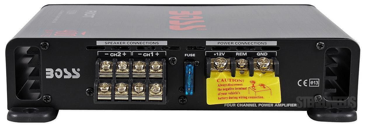 BOSS AUDIO R1004 4 CHANNEL 400 WATT CAR AMPLIFIER SPEAKER/SUB AMP BLACK