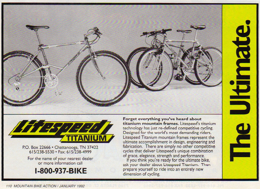 MOMBAT Litespeed Bicycles History