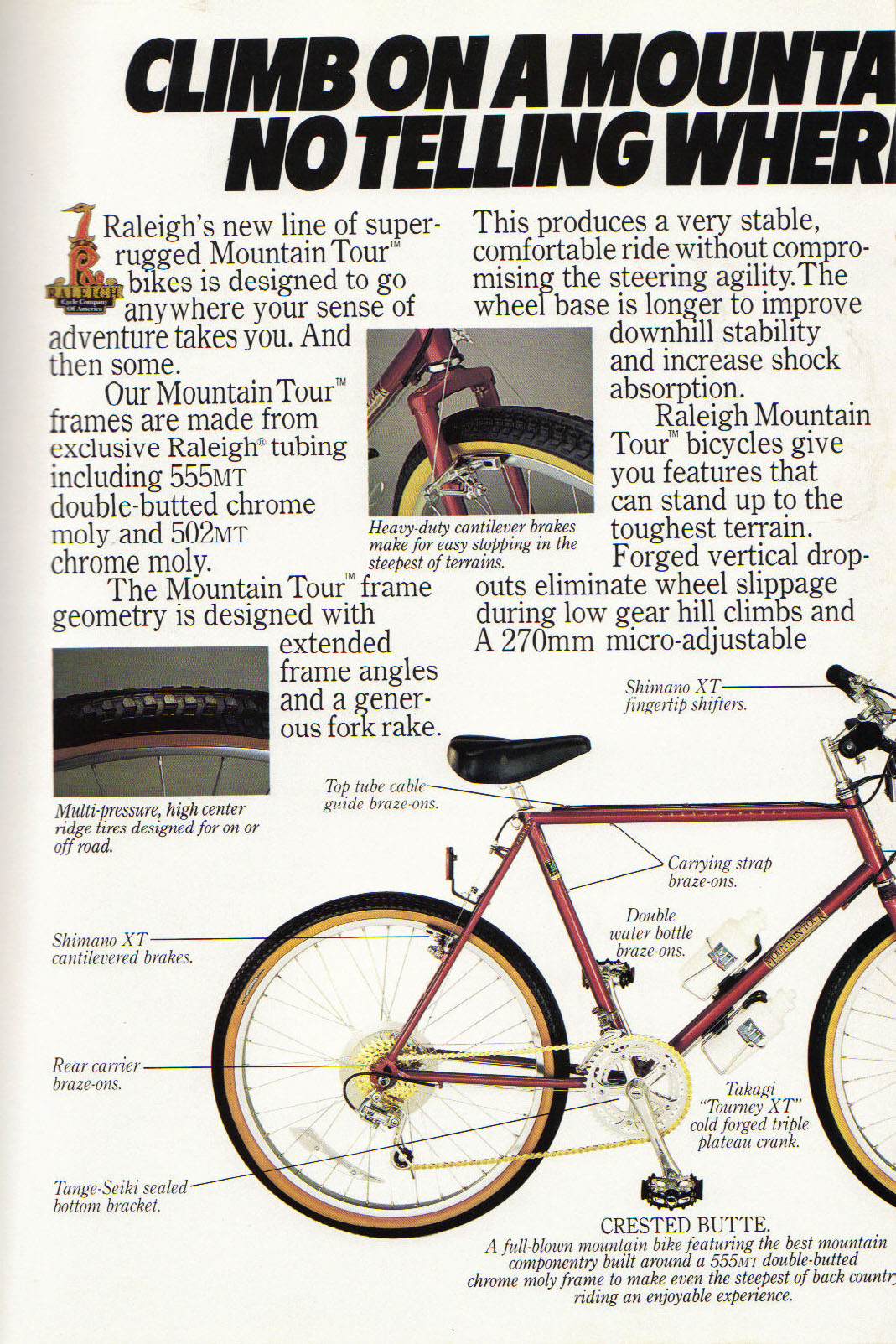 List Of Raleigh Bike Models 1980s