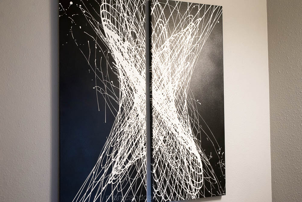 DIY Pendulum Painting Wall Art Mom Can Do Anything