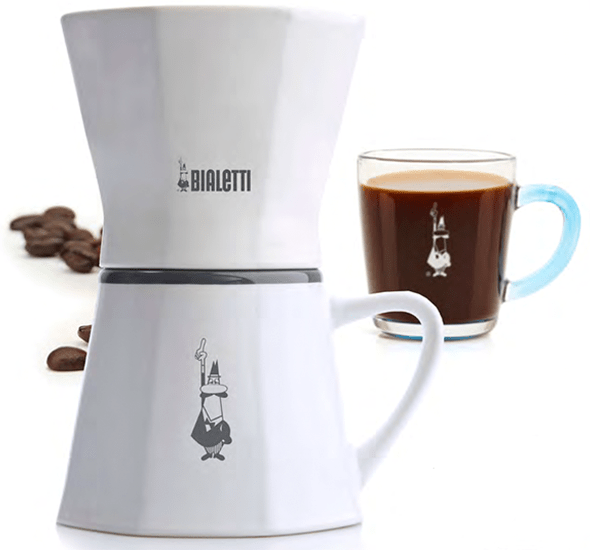 Bialetti Porcelain Pour Over Coffee Dripper & Mug Mom Central