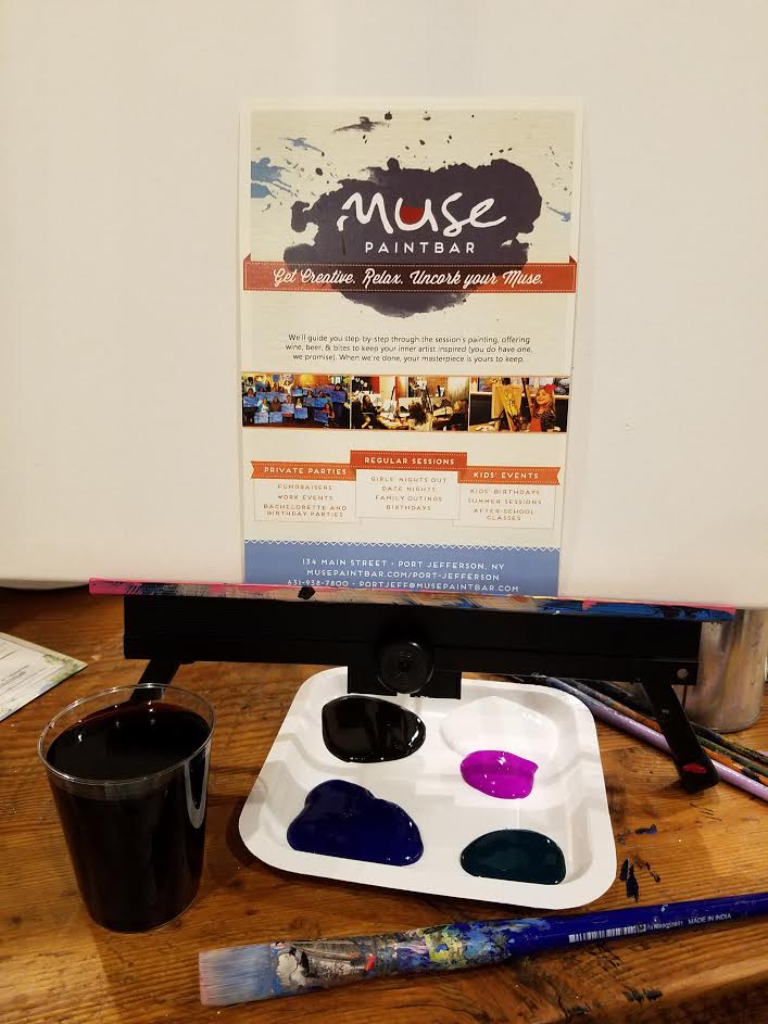 Muse Paintbar in Port Jefferson