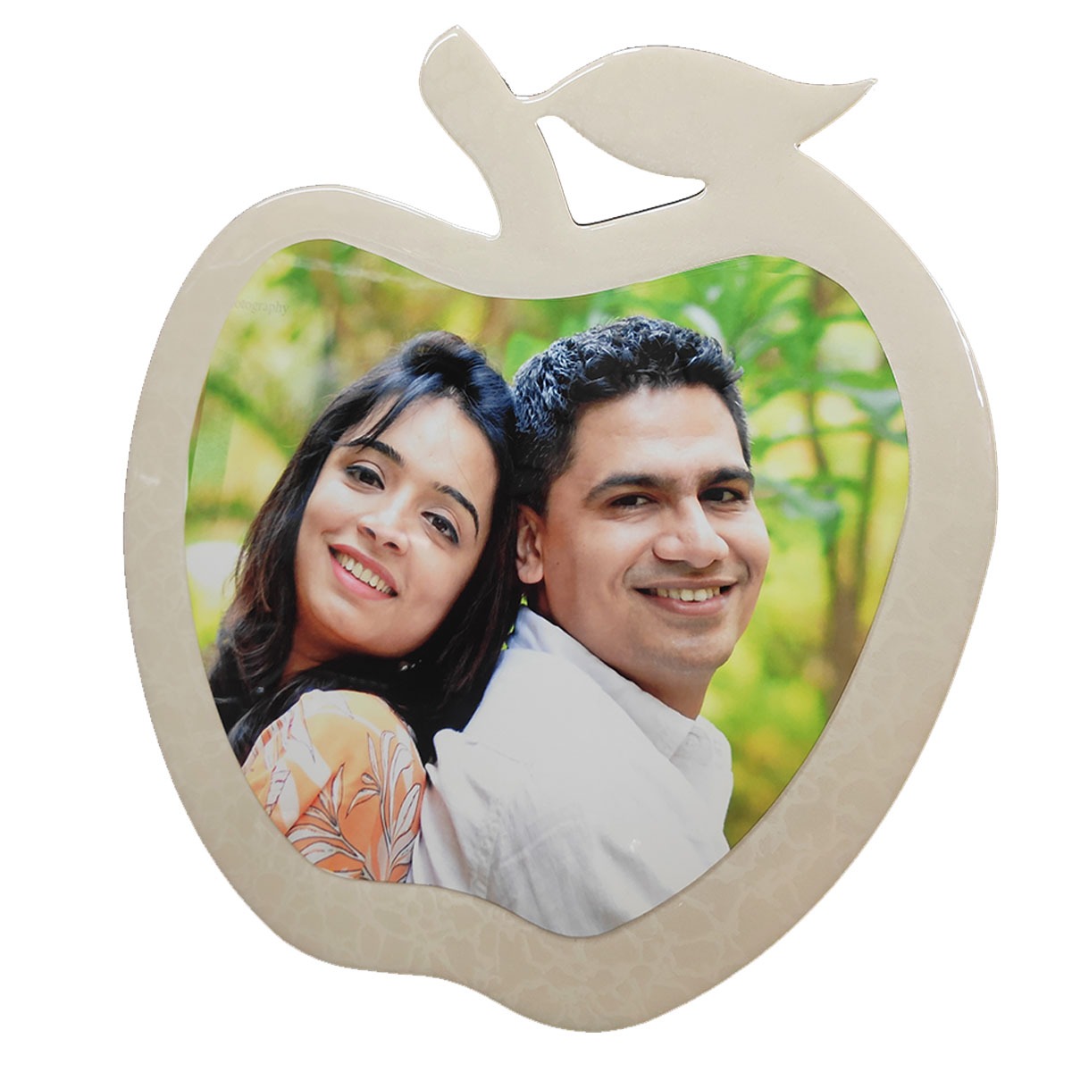 Classic apple shape frame Moments of Love
