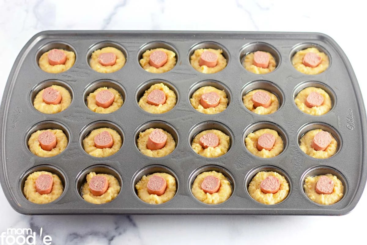 Mini Corn Dog Muffins Recipe Mom Foodie