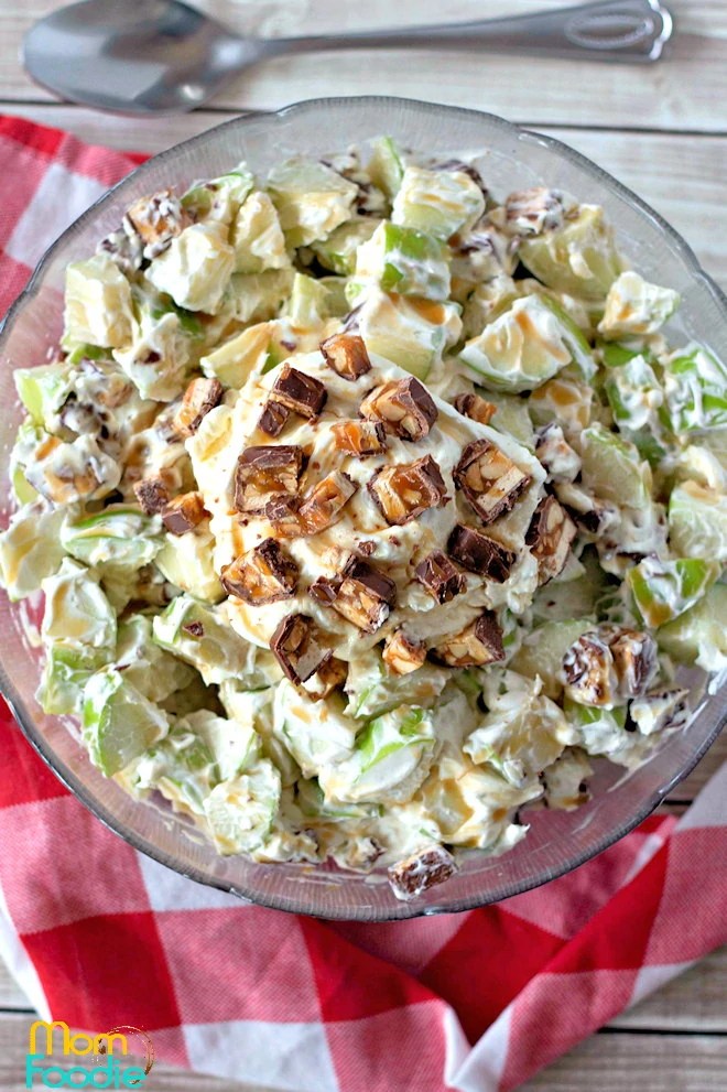 Snicker Apple Salad Snickers Salad Mom Foodie